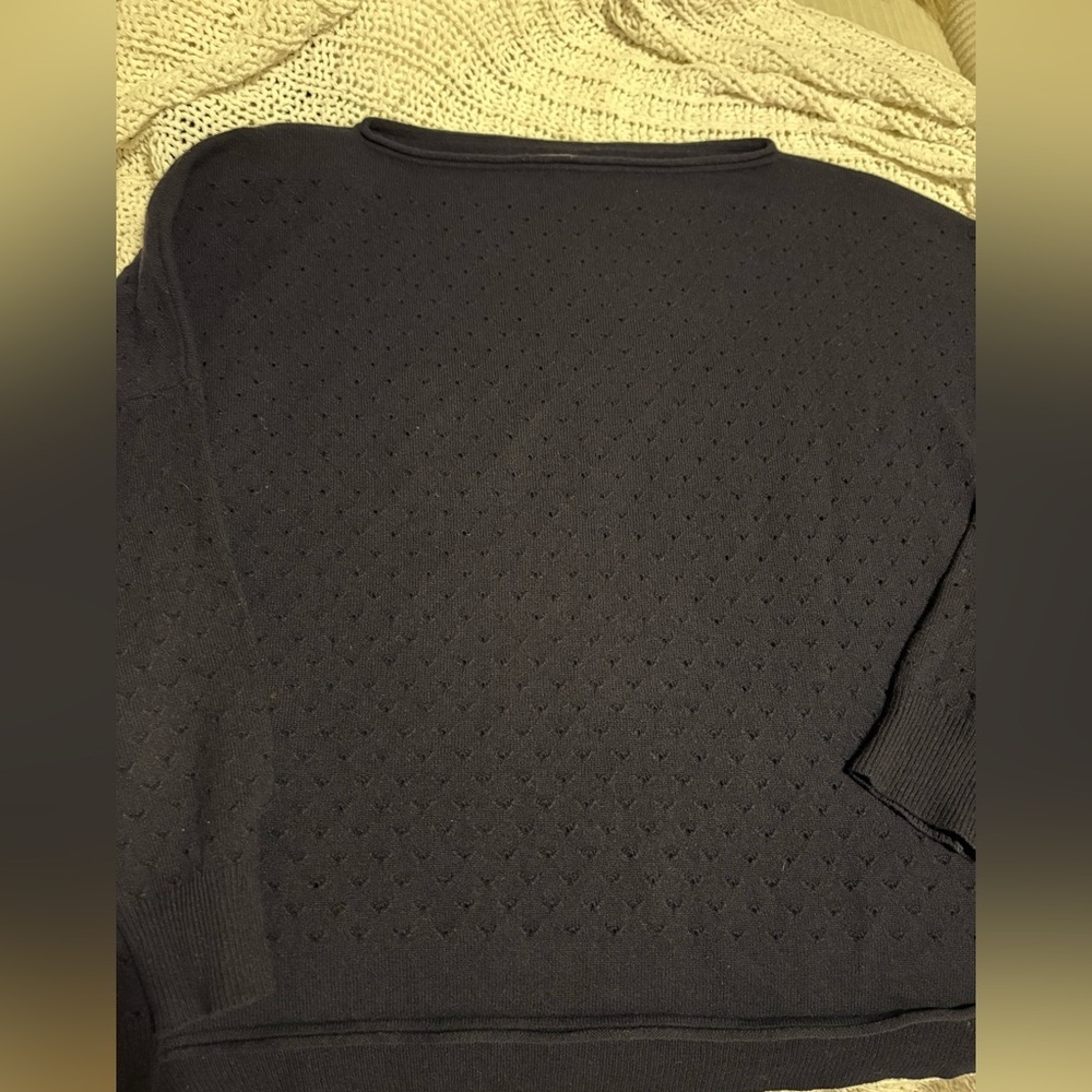 Men's Black Sweater xs Navy blue
